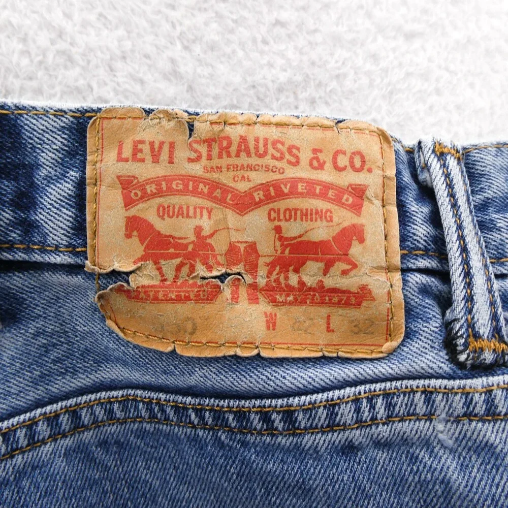 Levis 550 Jeans Mens Size 40x32 Blue Casual Relaxed Straight‎ Leg Denim Pants